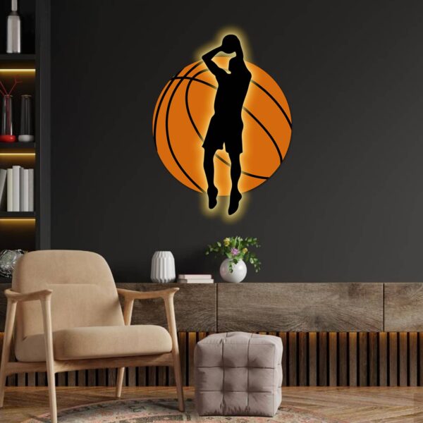 NBA decor featuring festive basketball ornaments for Christmas