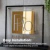 Custom Acrylic Sign - Modern and Sophisticated Design for Nail Studios.